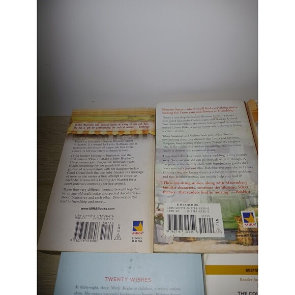 Lot of 5 Paperback Books by Debbie Macomber Romance 4 Are Blossom Street Series - Picture 11 of 13